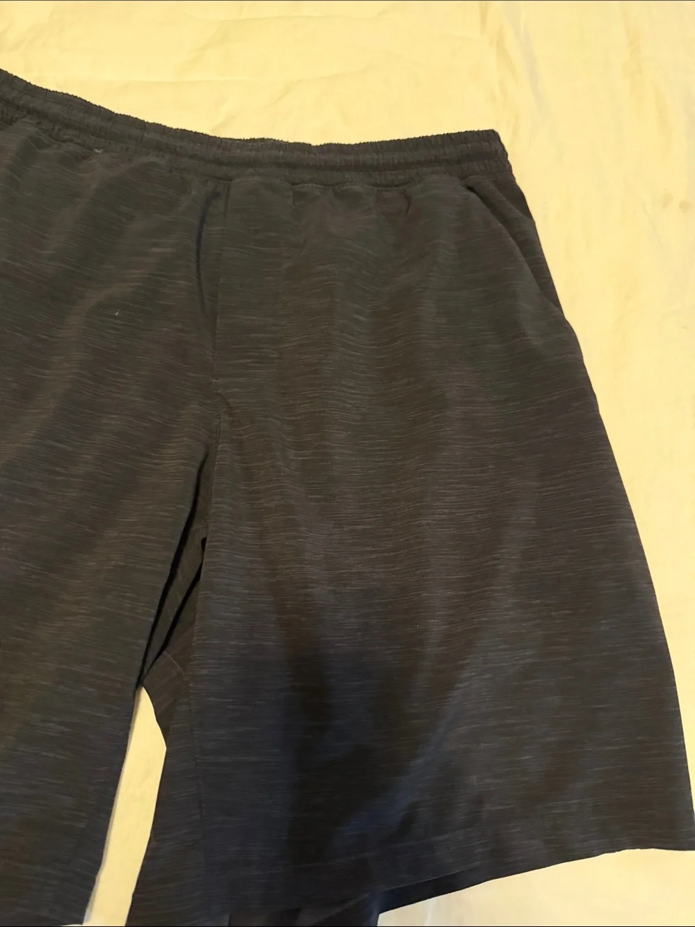 Lululemon Men’s Pace Breaker Linerless 9 inch Black Shorts XL